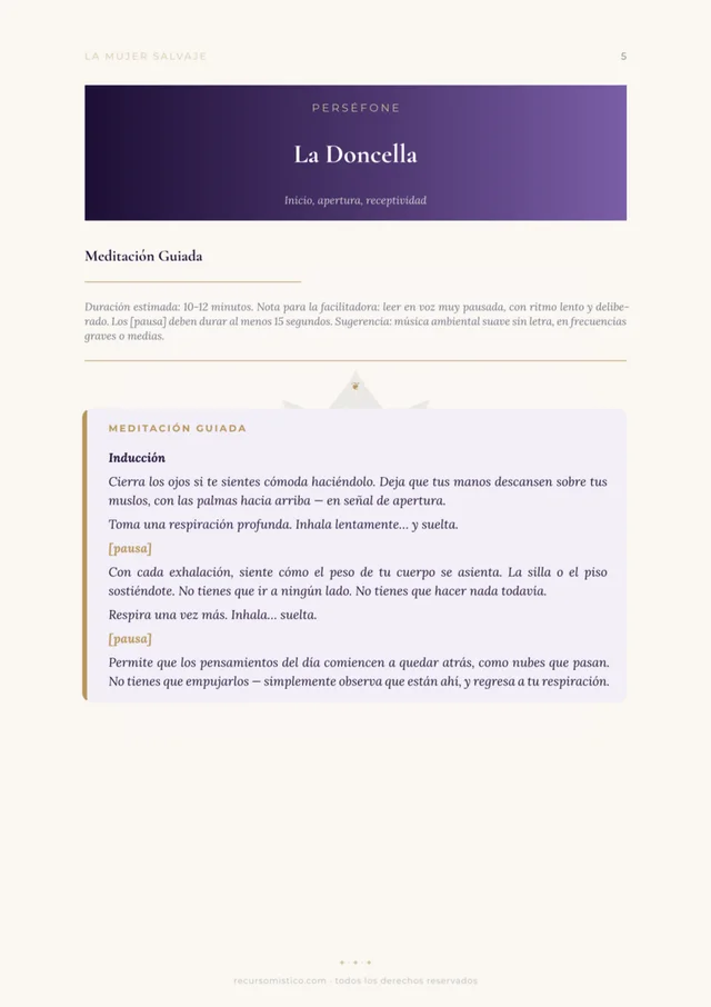 Conexión con el tarot